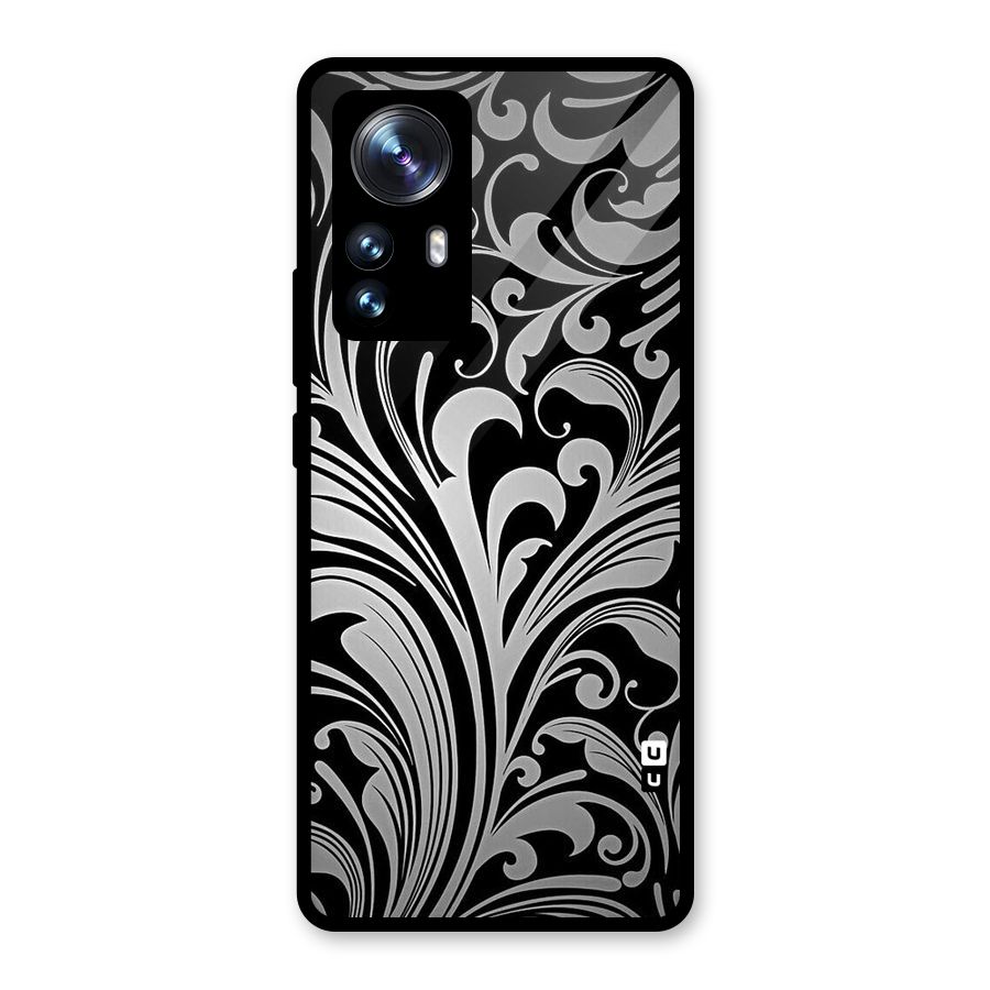 Grey Beauty Pattern Glass Back Case for Xiaomi 12 Pro