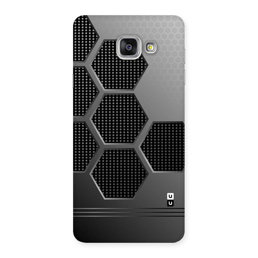 Grey Black Hexa Back Case for Galaxy A7 2016