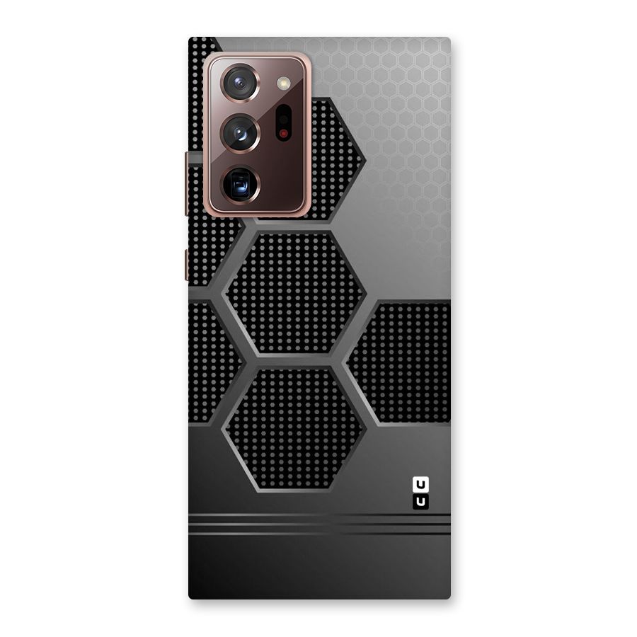 Grey Black Hexa Back Case for Galaxy Note 20 Ultra