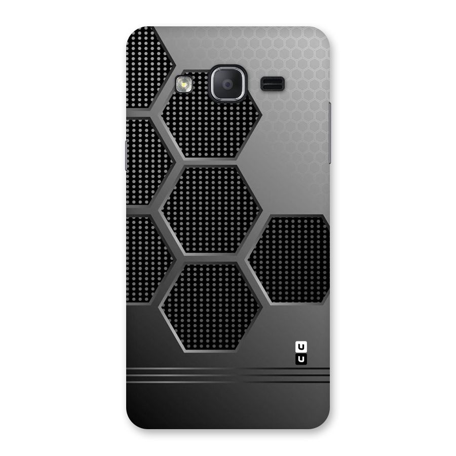 Grey Black Hexa Back Case for Galaxy On7 2015