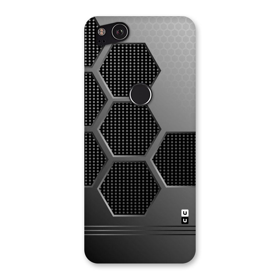 Grey Black Hexa Back Case for Google Pixel 2