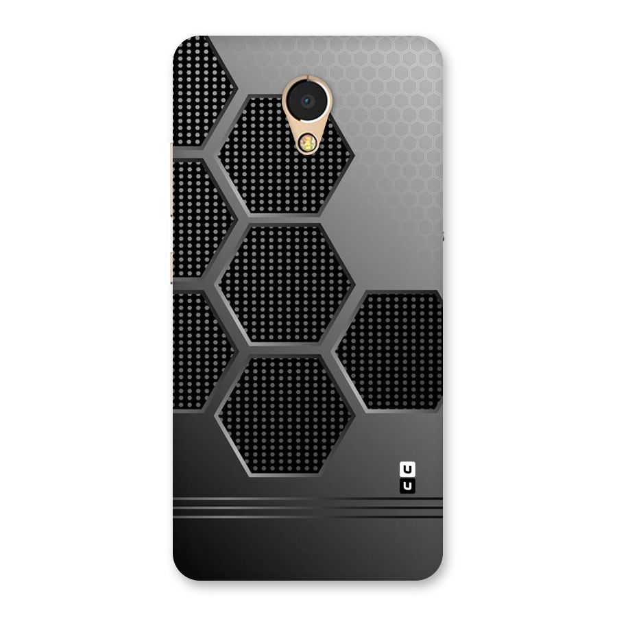 Grey Black Hexa Back Case for Lenovo P2