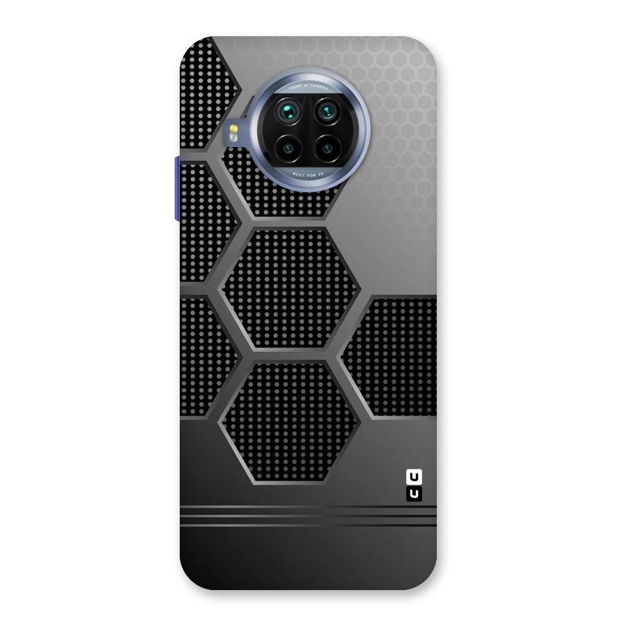Grey Black Hexa Back Case for Mi 10i