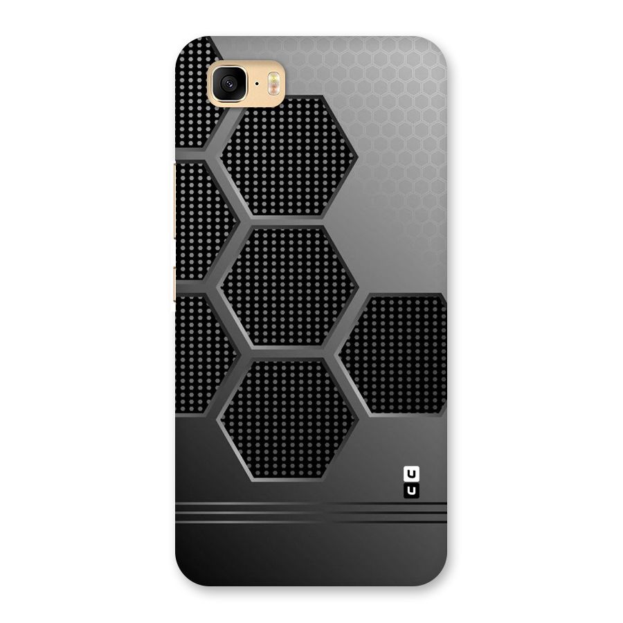 Grey Black Hexa Back Case for Zenfone 3s Max