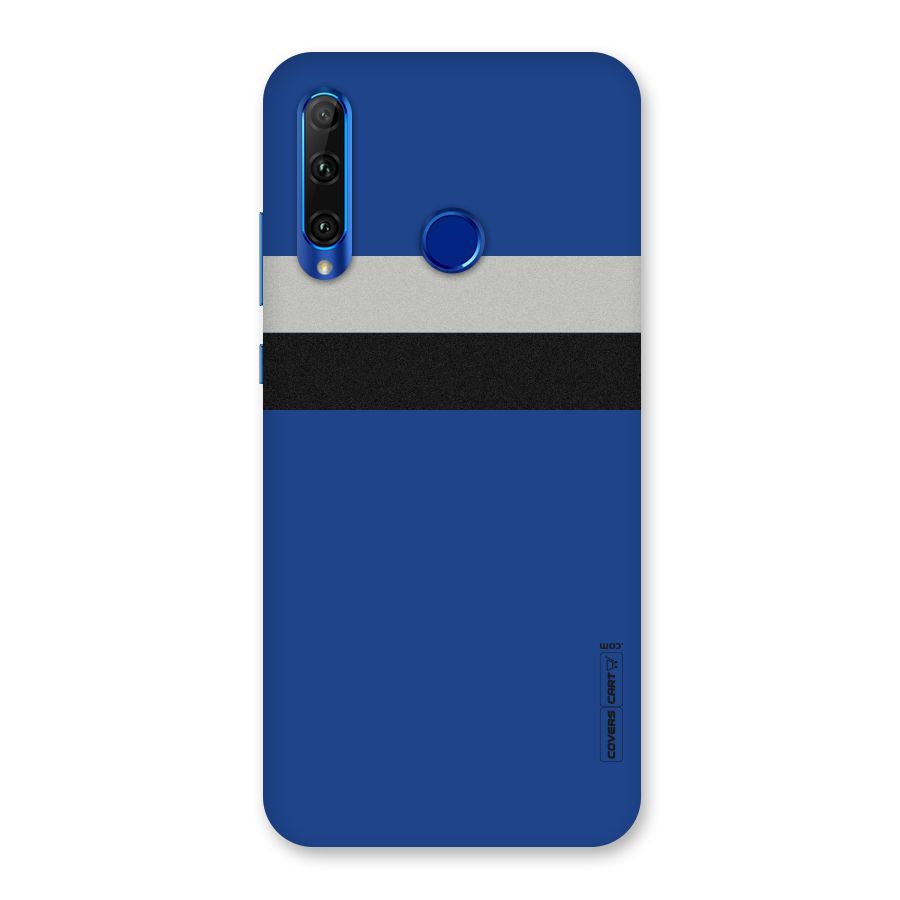 Grey Black Strips Back Case for Honor 20i
