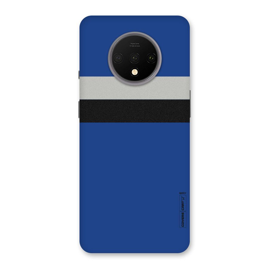 Grey Black Strips Back Case for OnePlus 7T