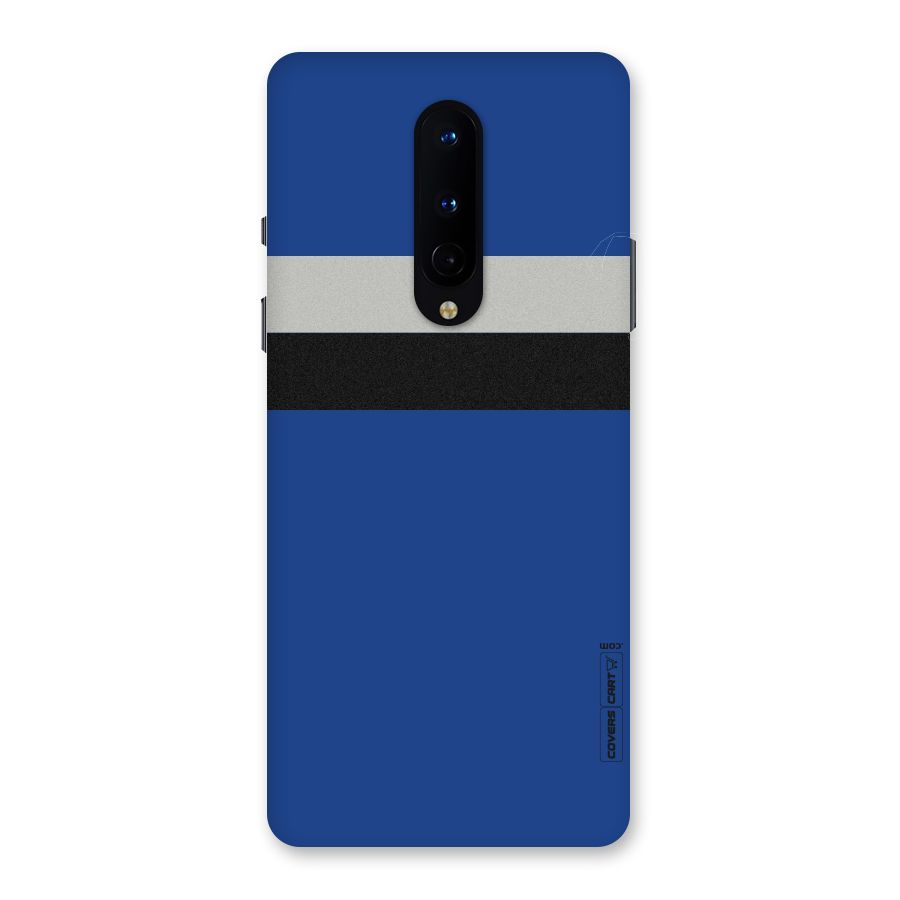 Grey Black Strips Back Case for OnePlus 8