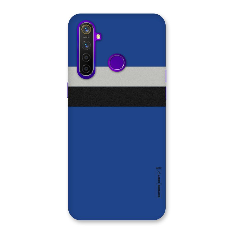 Grey Black Strips Back Case for Realme 5 Pro