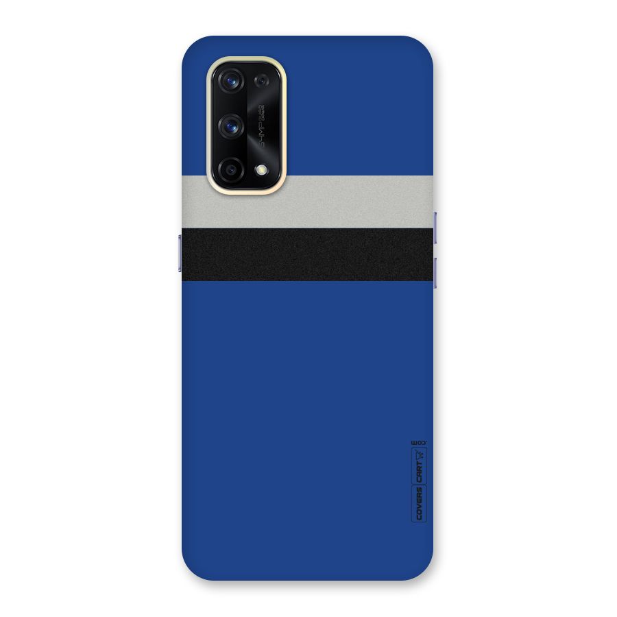 Grey Black Strips Glass Back Case for Realme X7 Pro