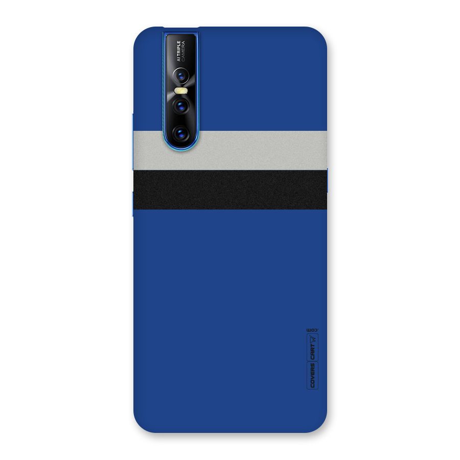 Grey Black Strips Back Case for Vivo V15 Pro