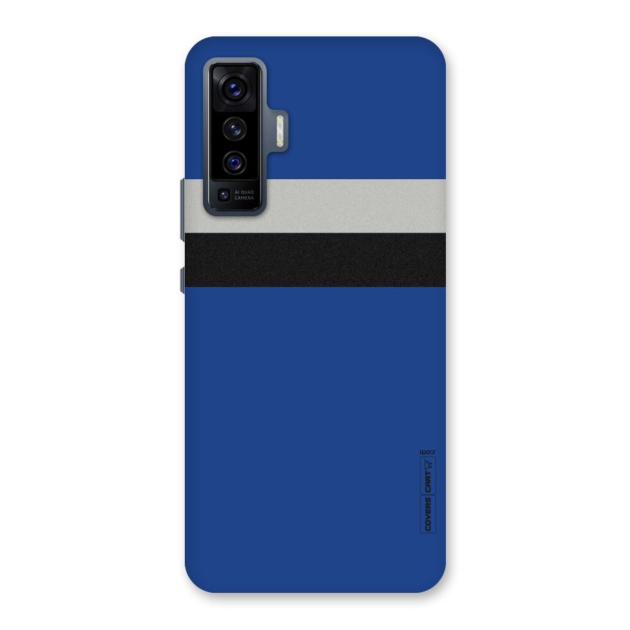 Grey Black Strips Back Case for Vivo X50