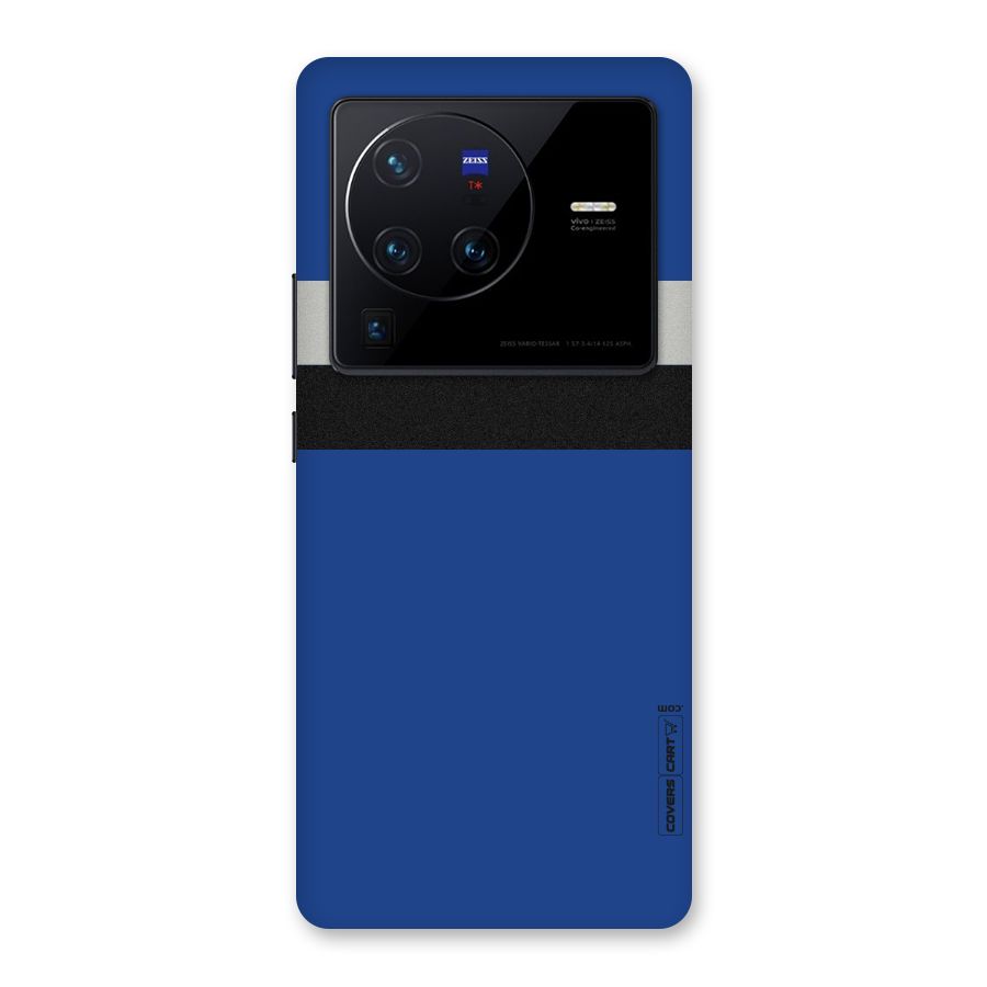 Grey Black Strips Back Case for Vivo X80 Pro