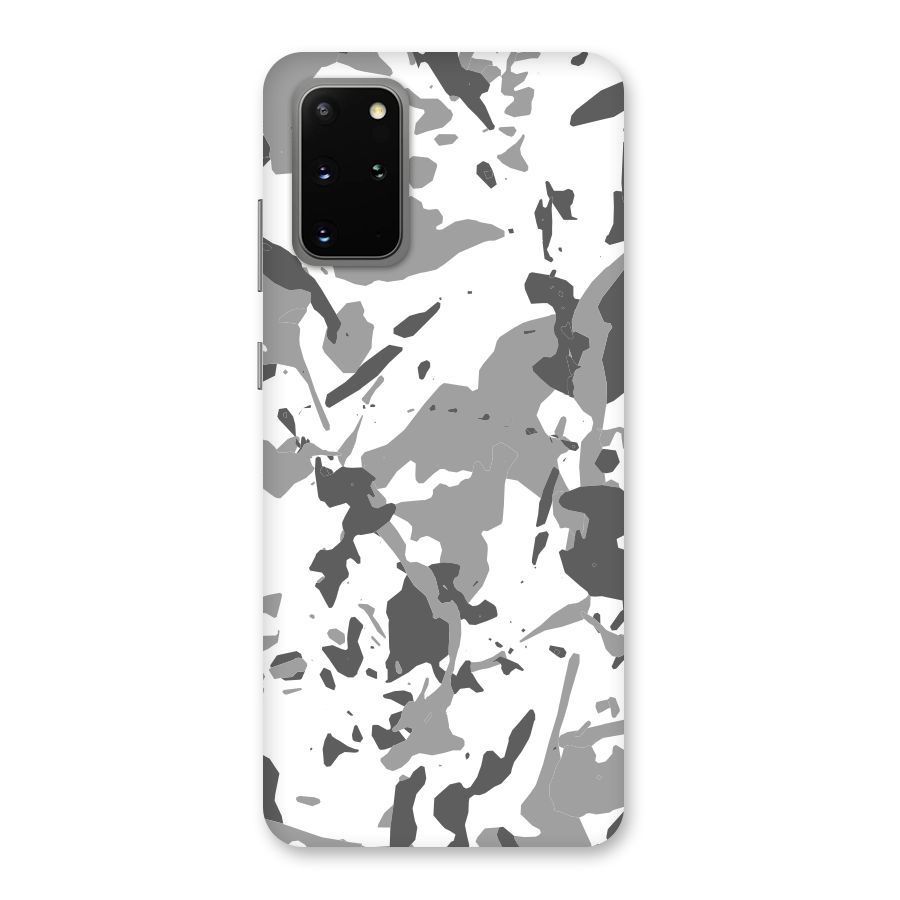 Grey Camouflage Army Back Case for Galaxy S20 Plus