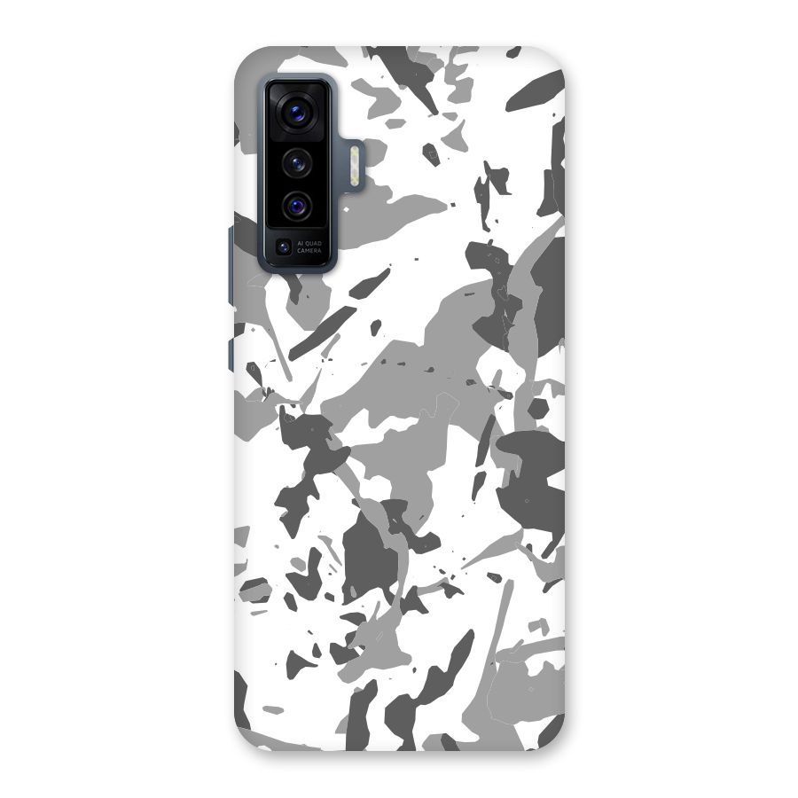 Grey Camouflage Army Back Case for Vivo X50
