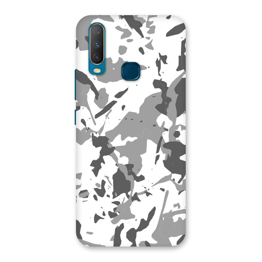 Grey Camouflage Army Back Case for Vivo Y11