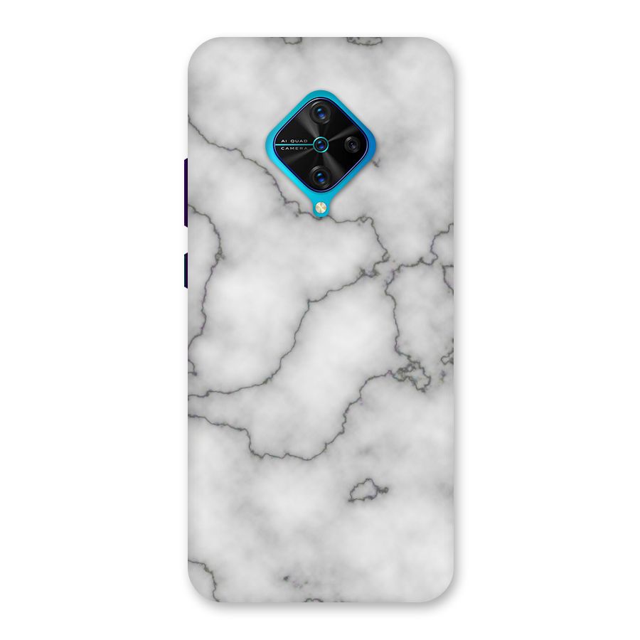 Grey Marble Back Case for Vivo S1 Pro