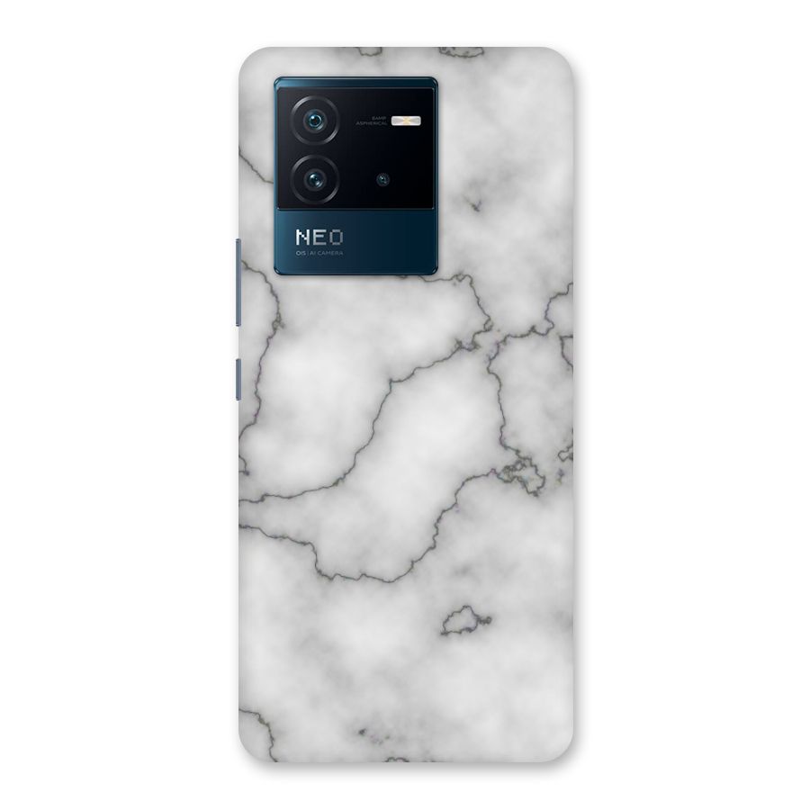 Grey Marble Back Case for Vivo iQOO Neo 6 5G