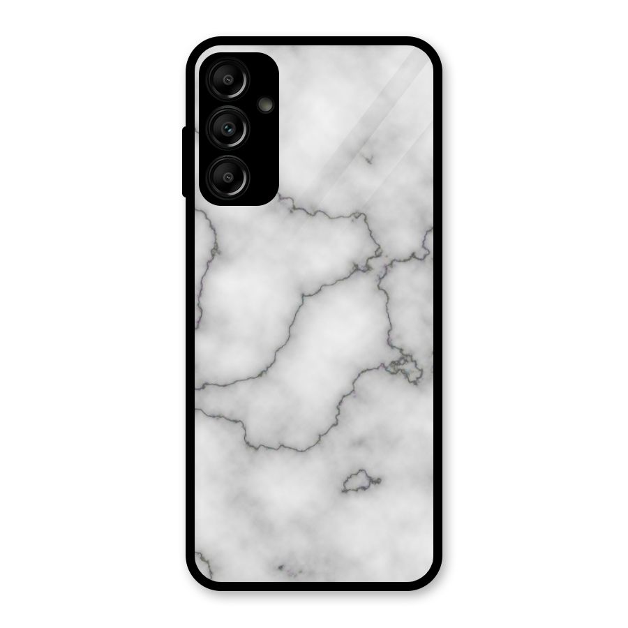 Grey Marble Glass Back Case for Galaxy A14 5G