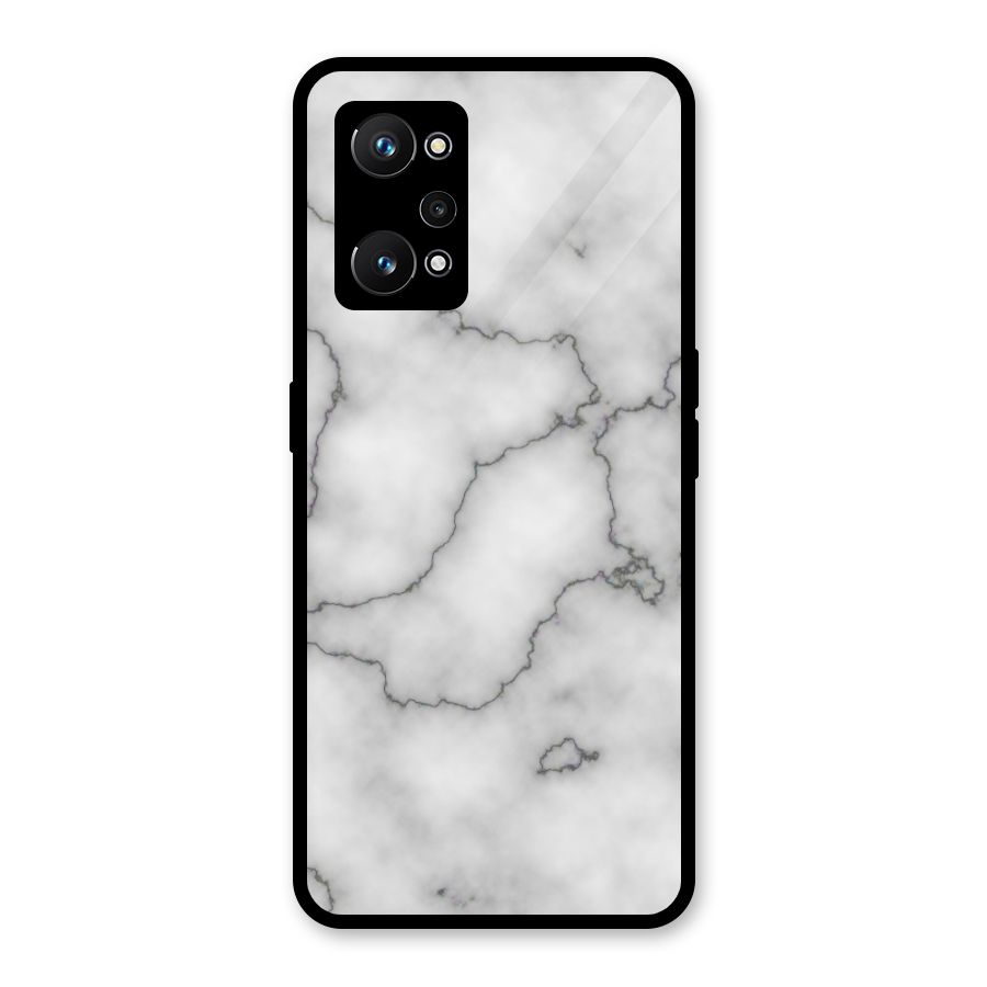 Grey Marble Glass Back Case for Realme GT Neo 3T