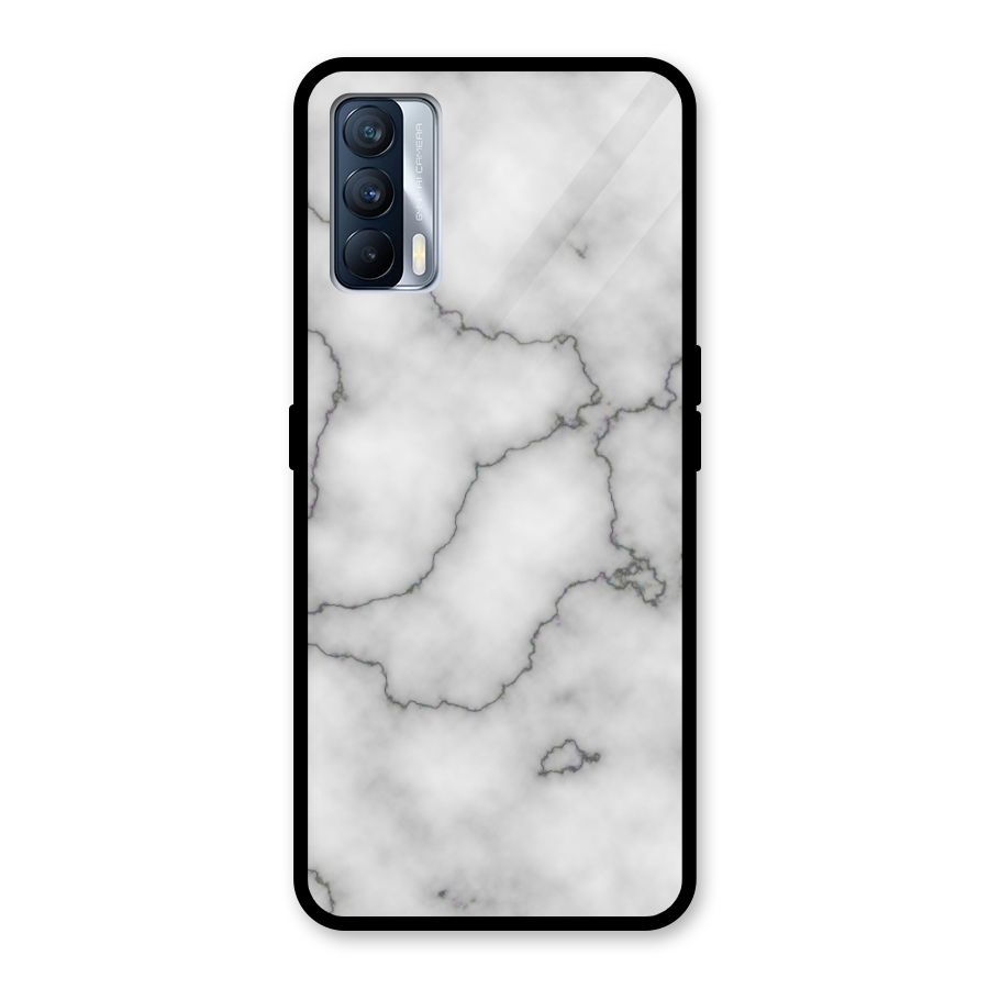 Grey Marble Glass Back Case for Realme X7