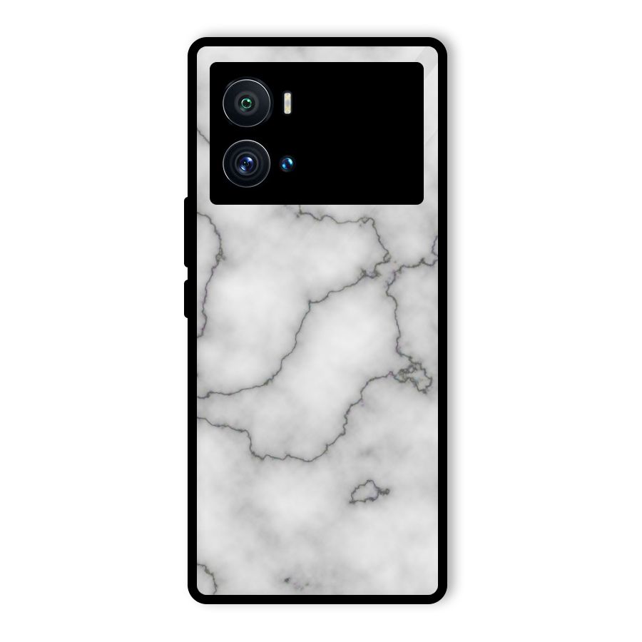 Grey Marble Glass Back Case for Vivo iQOO 9 Pro