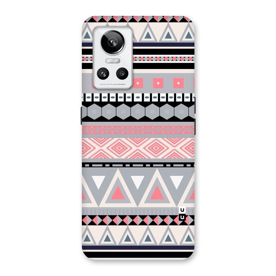 Grey Pink Pattern Back Case for Realme GT Neo 3