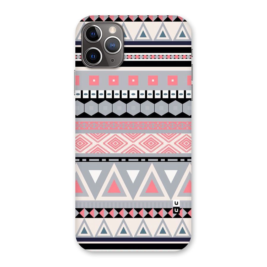 Grey Pink Pattern Back Case for iPhone 11 Pro Max