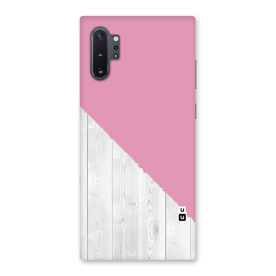 Grey Pink Wooden Design Back Case for Galaxy Note 10 Plus