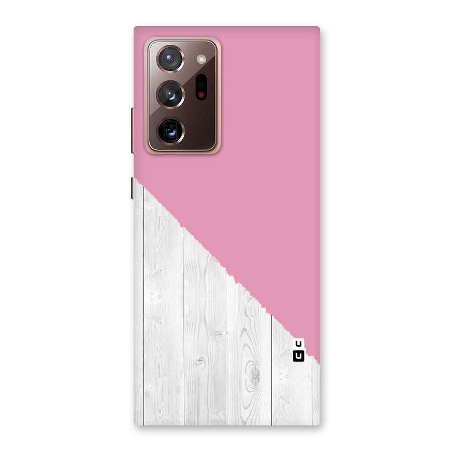 Grey Pink Wooden Design Back Case for Galaxy Note 20 Ultra