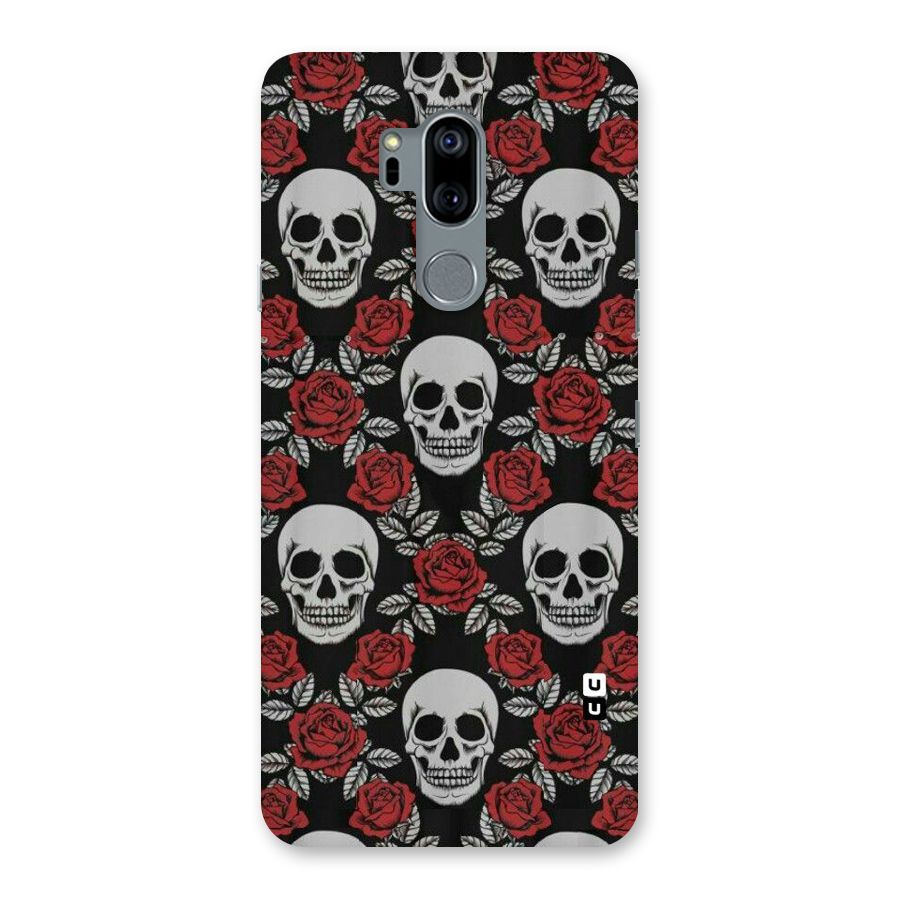 Grey Skulls Back Case for LG G7