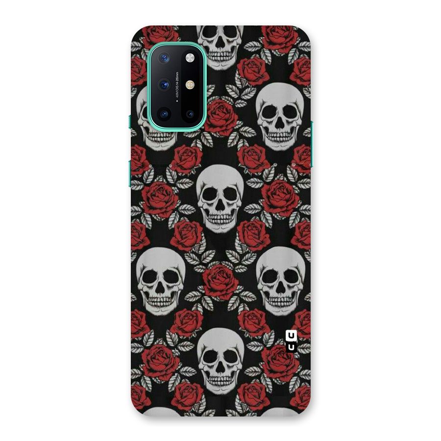 Grey Skulls Back Case for OnePlus 8T