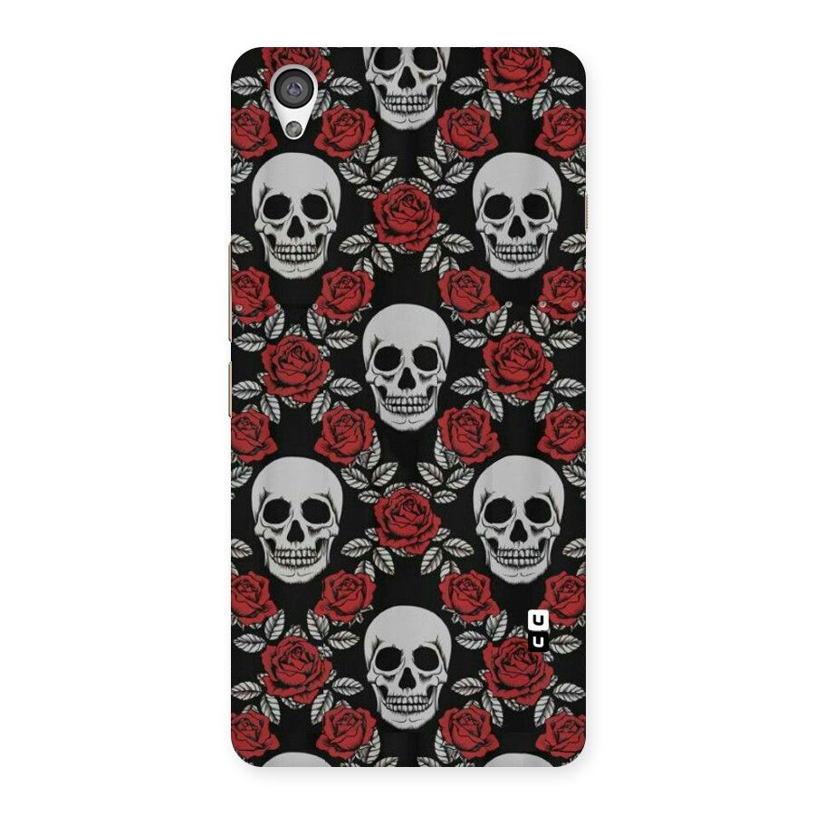 Grey Skulls Back Case for OnePlus X