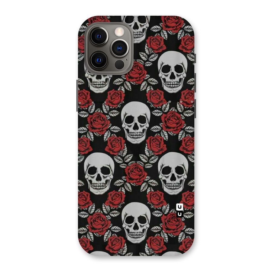 Grey Skulls Back Case for iPhone 12 Pro
