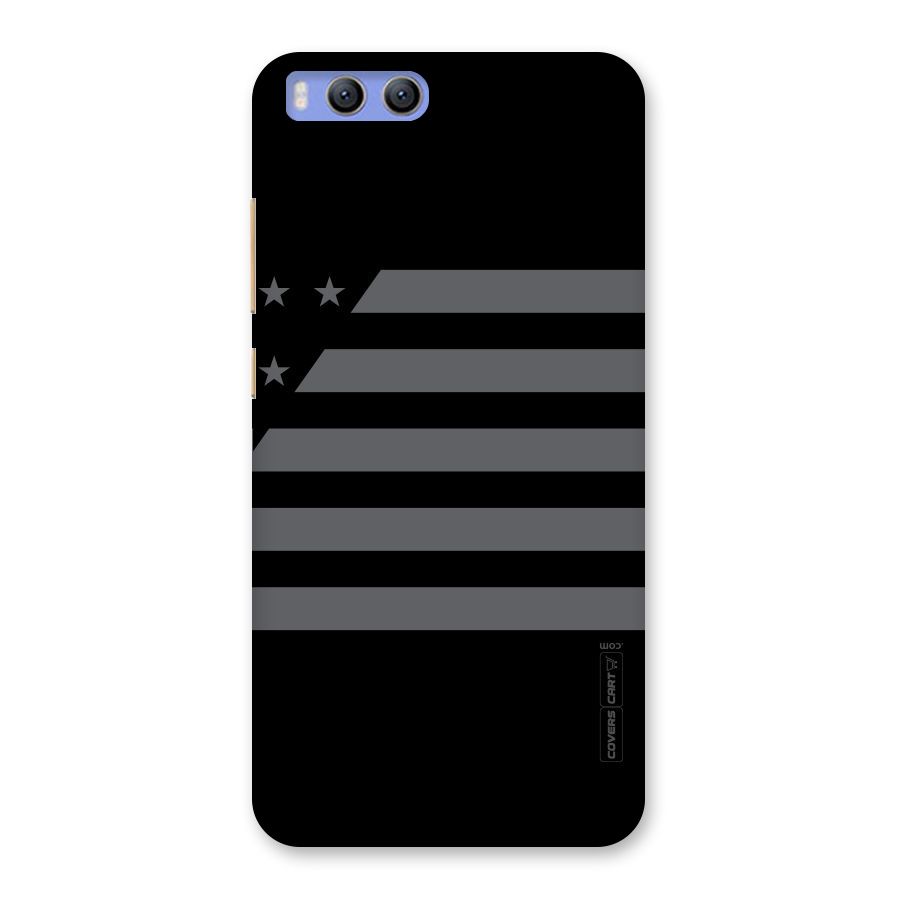 Grey Star Striped Pattern Back Case for Xiaomi Mi 6