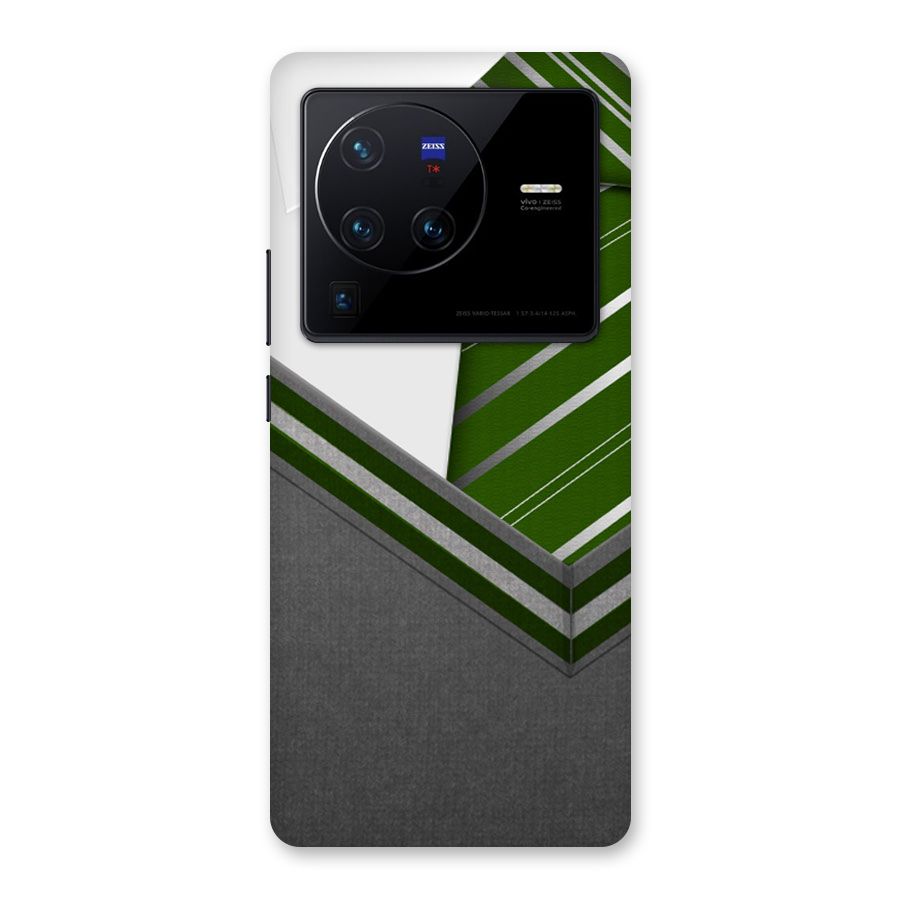 Grey Sweater Back Case for Vivo X80 Pro