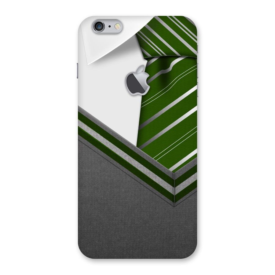 Grey Sweater Back Case for iPhone 6 Plus 6S Plus Logo Cut