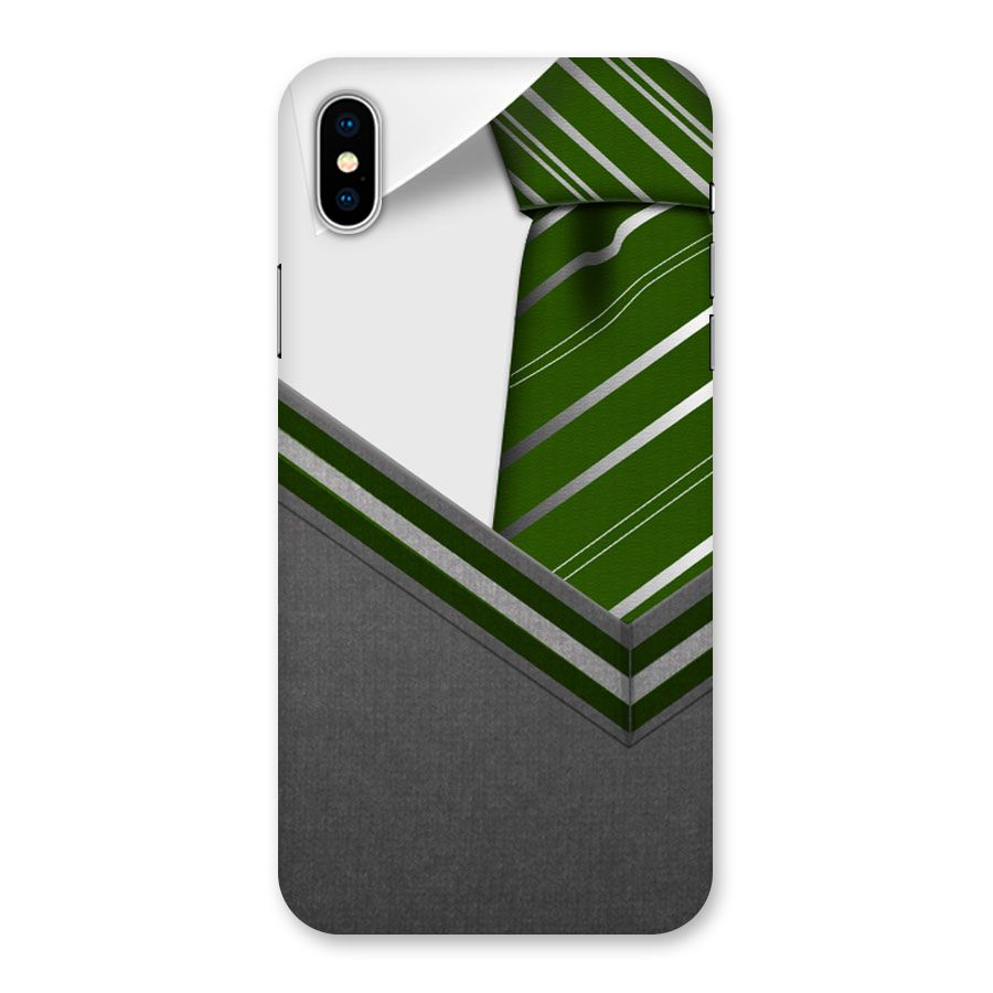 Grey Sweater Back Case for iPhone XS