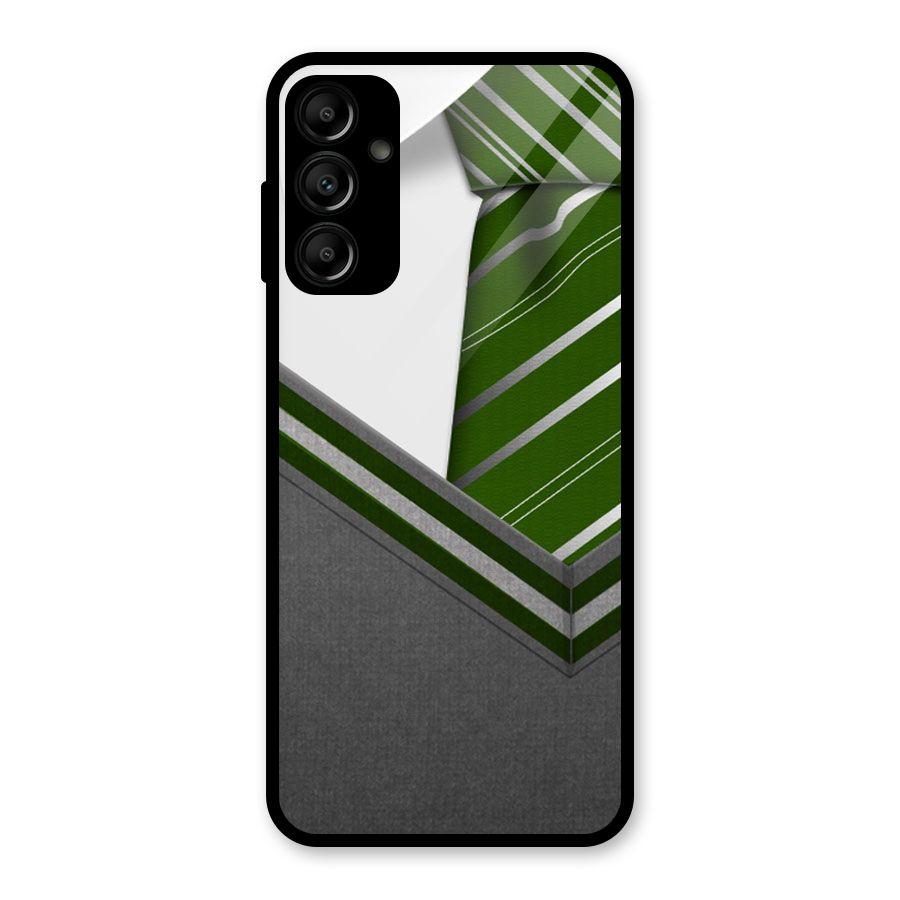 Grey Sweater Glass Back Case for Galaxy A14 5G