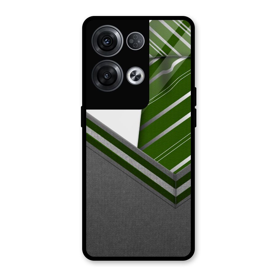 Grey Sweater Glass Back Case for Oppo Reno8 Pro 5G