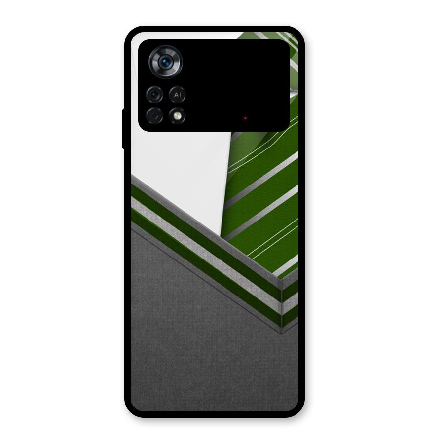 Grey Sweater Glass Back Case for Poco X4 Pro 5G