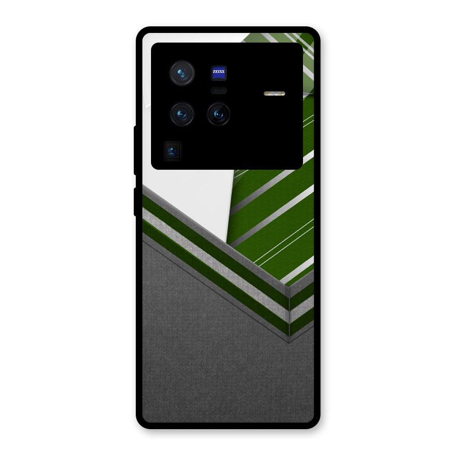 Grey Sweater Glass Back Case for Vivo X80 Pro