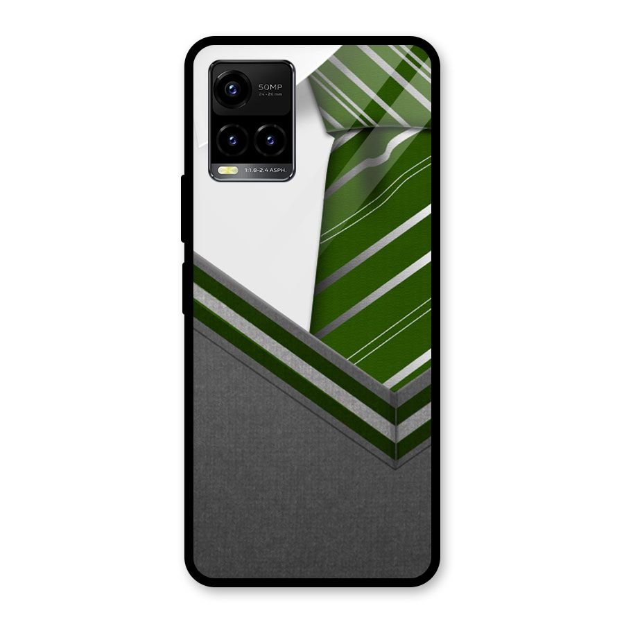 Grey Sweater Glass Back Case for Vivo Y21T