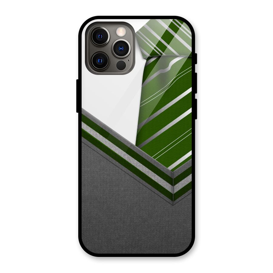 Grey Sweater Glass Back Case for iPhone 12 Pro