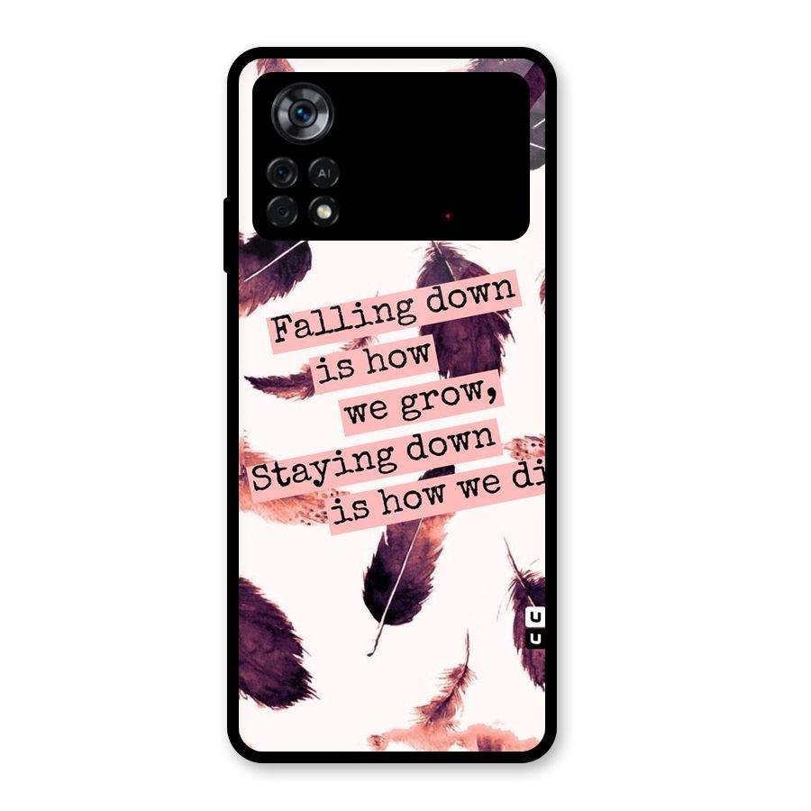 Grow Glass Back Case for Poco X4 Pro 5G