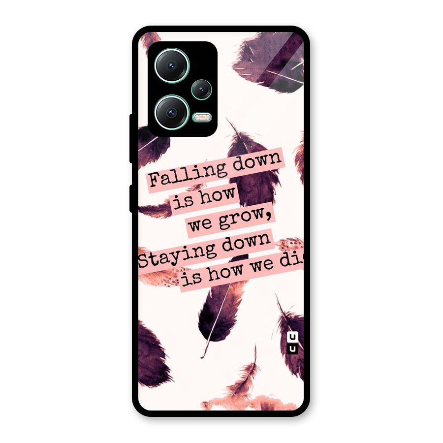 Grow Glass Back Case for Redmi Note 12 5G