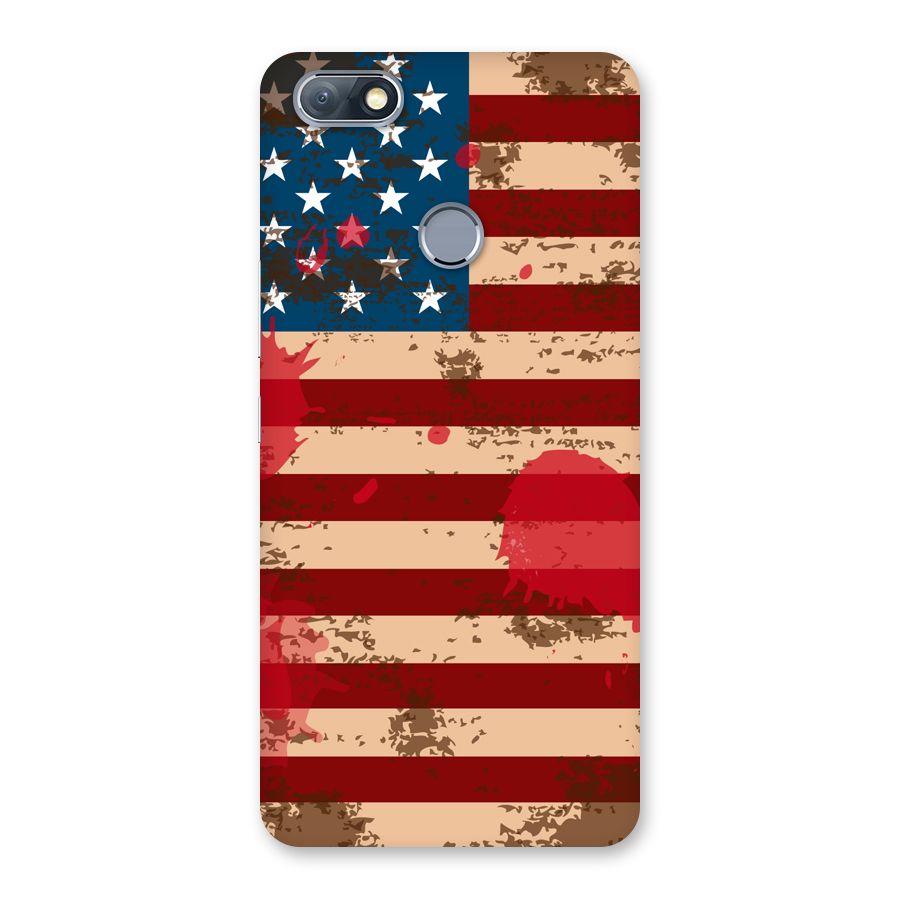 Grunge USA Flag Back Case for Infinix Note 5