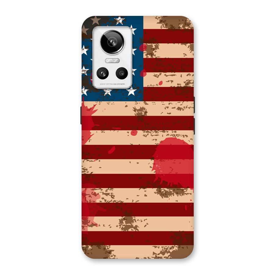 Grunge USA Flag Back Case for Realme GT Neo 3