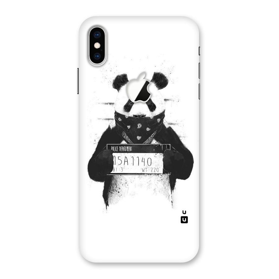 Guilty Panda Back Case for iPhone XS Max Apple Cut