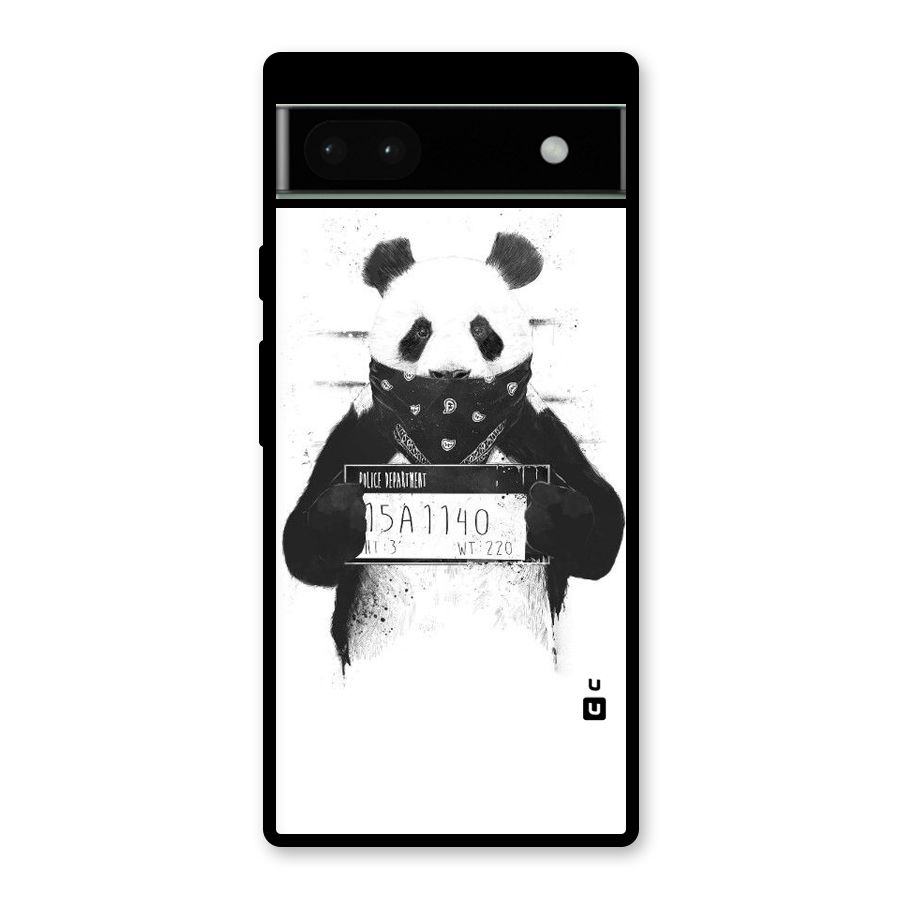 Guilty Panda Glass Back Case for Google Pixel 6a