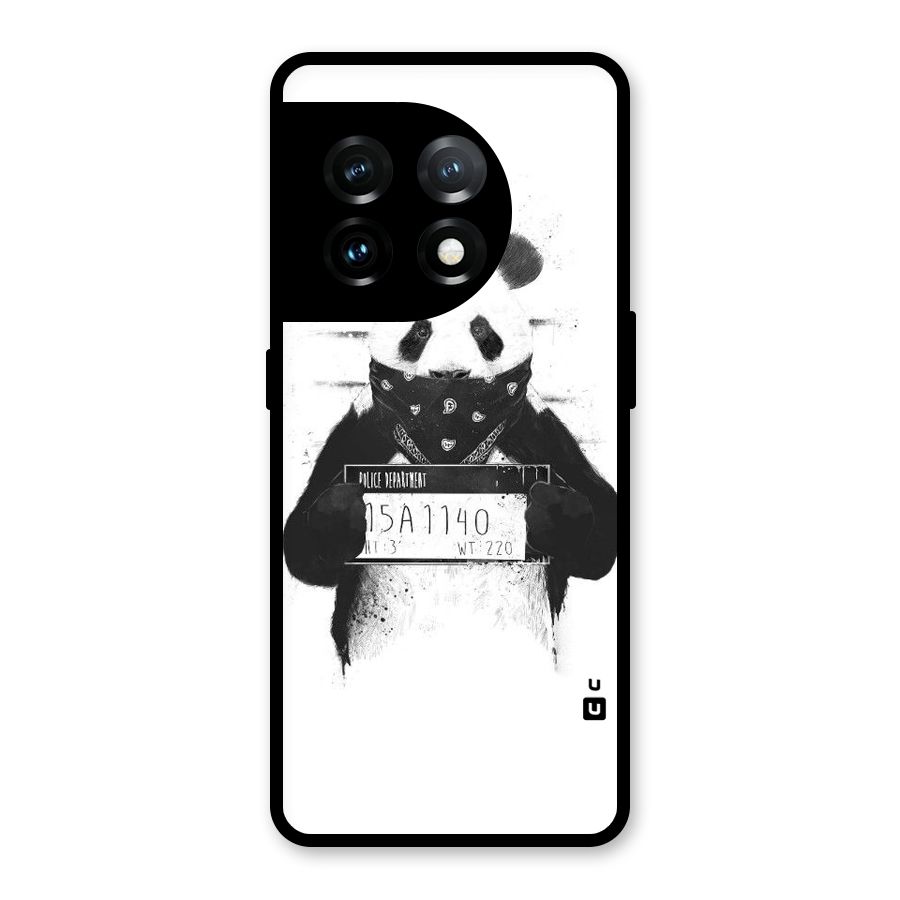 Guilty Panda Glass Back Case for OnePlus 11